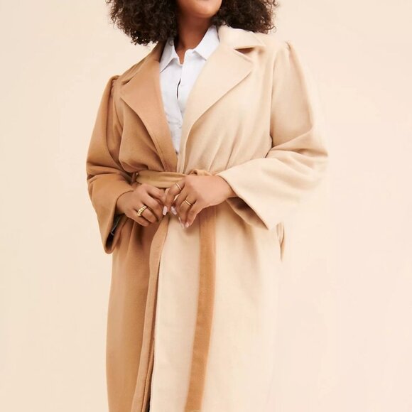 Du Paradis Jackets & Blazers - Du Paradis Two-Tone Oversized Overcoat , NWOT, Size 1X